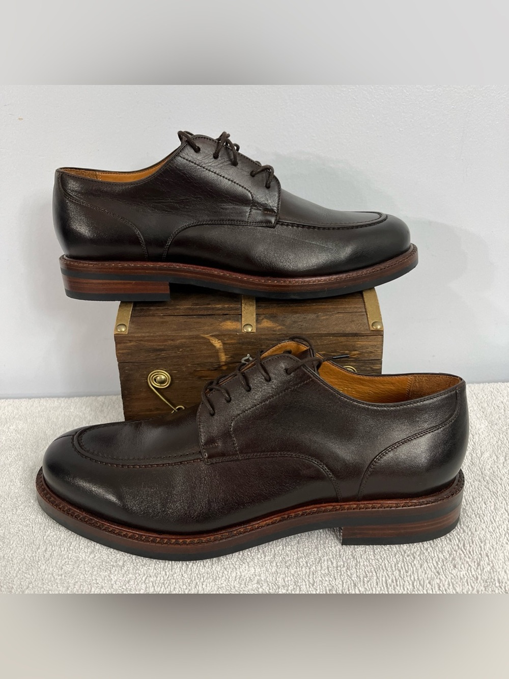 Beckett Simonon Anders Split Toe Derbies - Men's Size 10.5 Full-Grain Leather